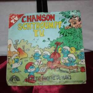 Schtroumpf - smurf La chanson des schtroumpfs T.V le disque 1982