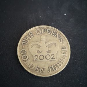 1Médaille - jetons : the Queens golden jubilée 2002