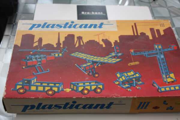 Plasticant III (3) Jeu de construction vintage
