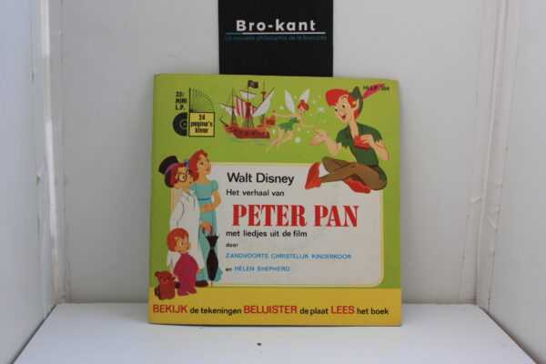 33 1/3 mini LP- 1952 Peter Pan leesboek en néerlandais