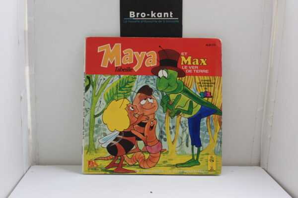 45T- 1978 Maya l'abeille et Max le ver de terre - livre disque