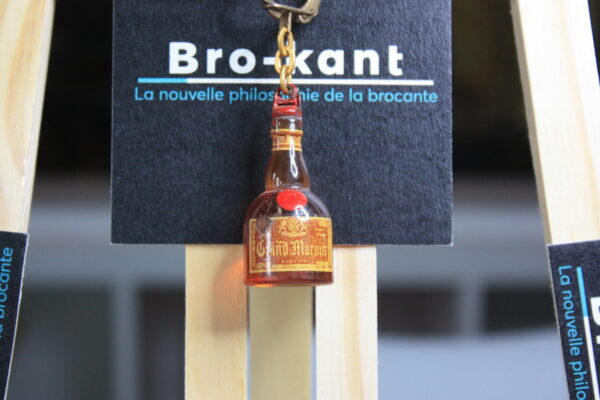 Porte clé vintage - liqueur Grand Marnier