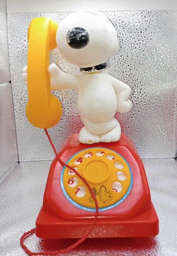 Téléphone jouet Snoopy Peanuts - Vintage 1980 - Hasbro