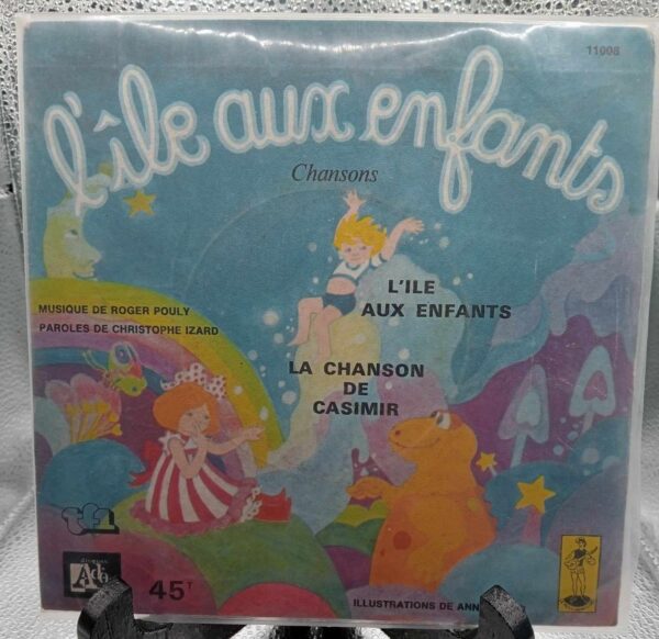 Bro-kant - Vinyle 45T "L'île aux enfants - la chanson de Casimir" (1974)