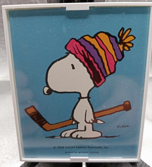 Bro-kant - Mini cadre Snoopy Peanuts - Snoopy et son bâton de hockey