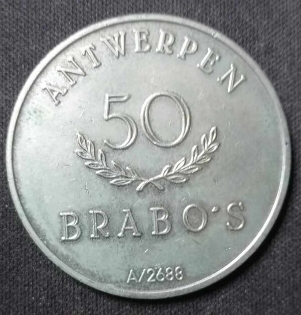 Bro-kant - Jeton Touristique Antwerpen 50 Brabo's - A/2688 - 1981