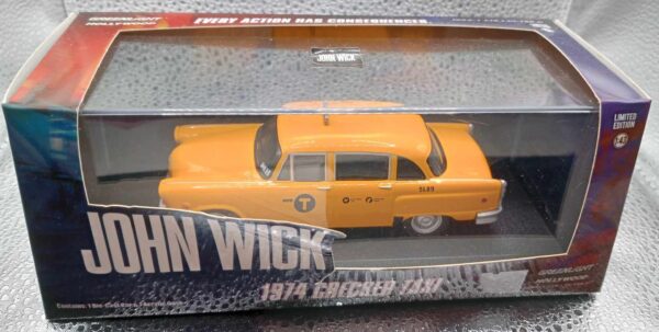 Bro-kant - Voiture miniature 1974 Checker Yellow John Wick III - 1/43